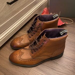 New never worn men’s Ted Baker leather boots
